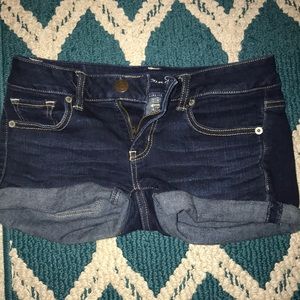 Denim shorts